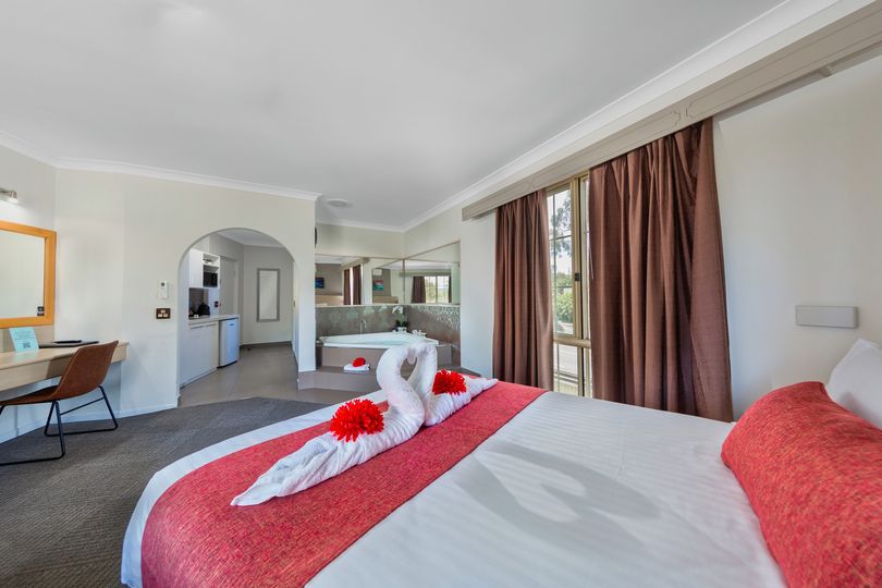 comfortable motel room