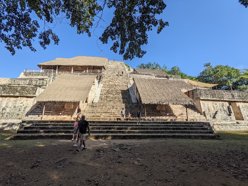 Ek Balam to visitors on a private tour