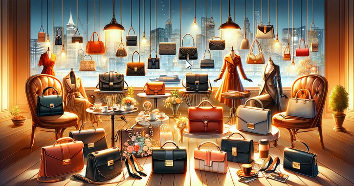 buy leather handbags online