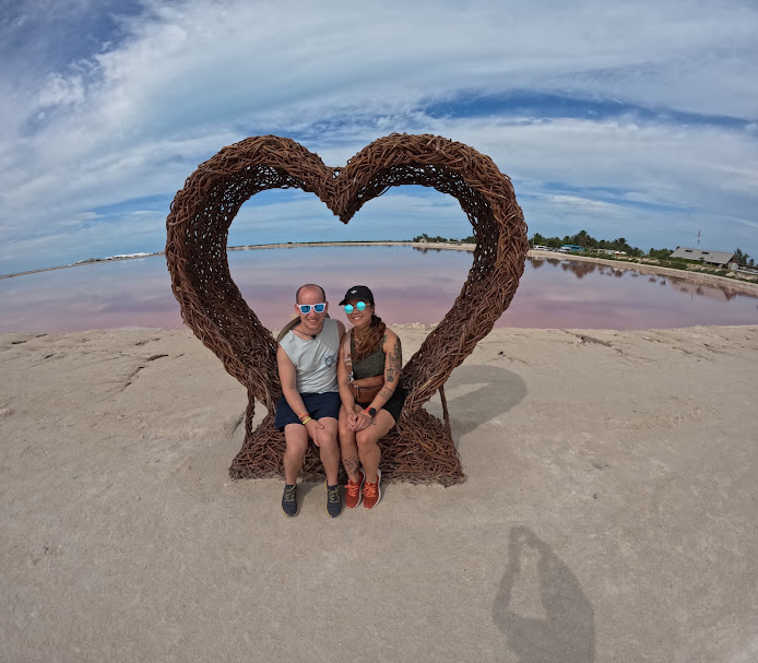 During a private Yucatan discovery tour.